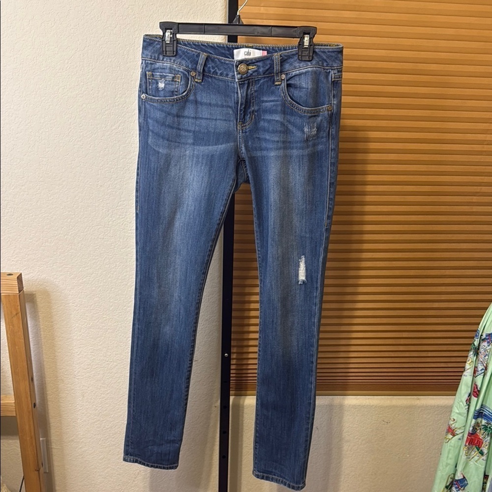 CAbi Women's Blue Skinny Jeans